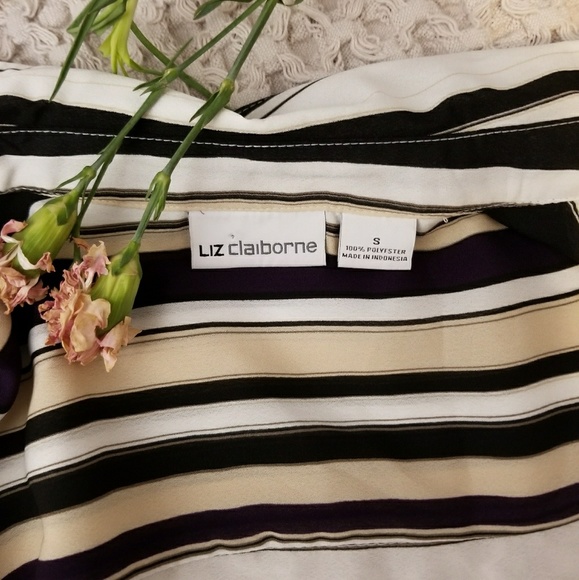 🌻🌺🌻LIKE NEW LIZ CLAIBORNE SHEER BLOUSE!! - Picture 4 of 5